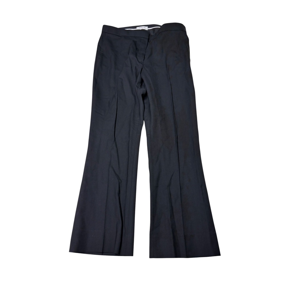 Aritzia Babaton Black Wool Blend Wide Leg Trousers Womens 8 W31 L26 Dress